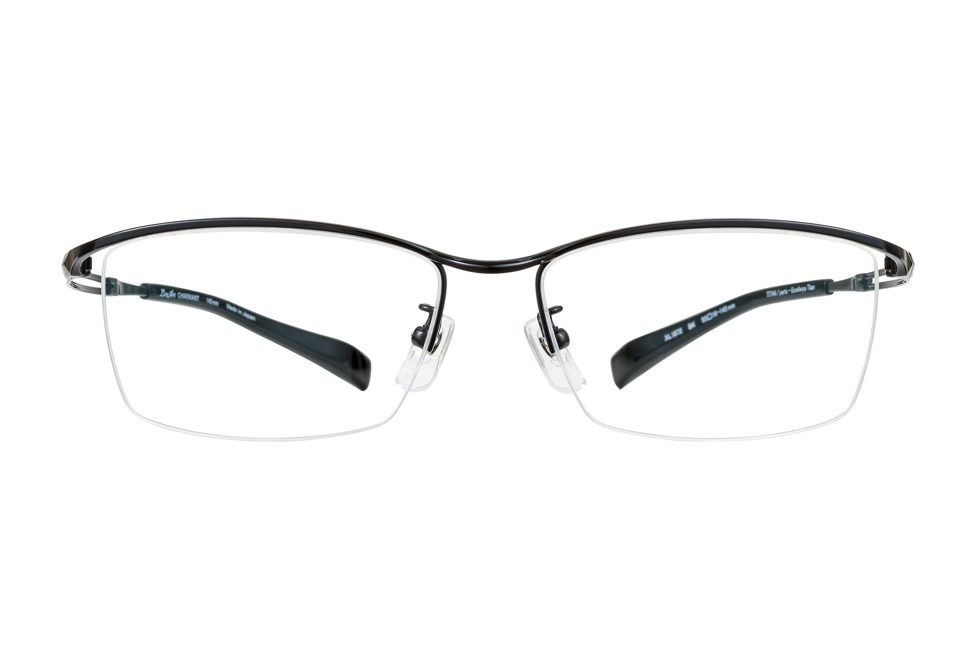【美品】line art CHARMANT XL1846（度付き） フレーム単品メガネ】 シャルマン Lineart ラインアート XL 1846